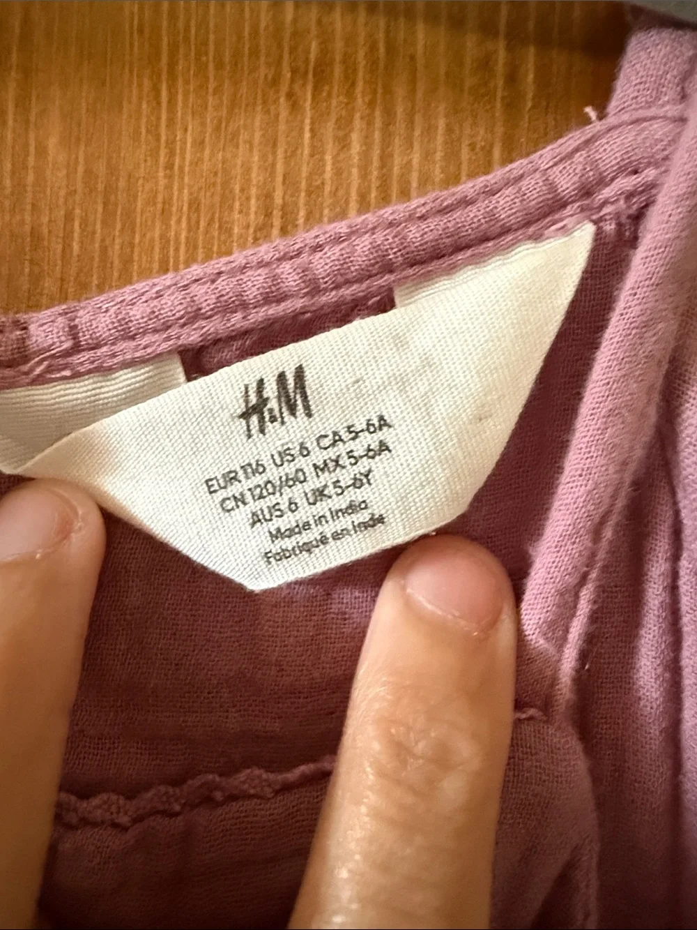 H&M Mauve Maxi Skirt with White Floral Embroidery